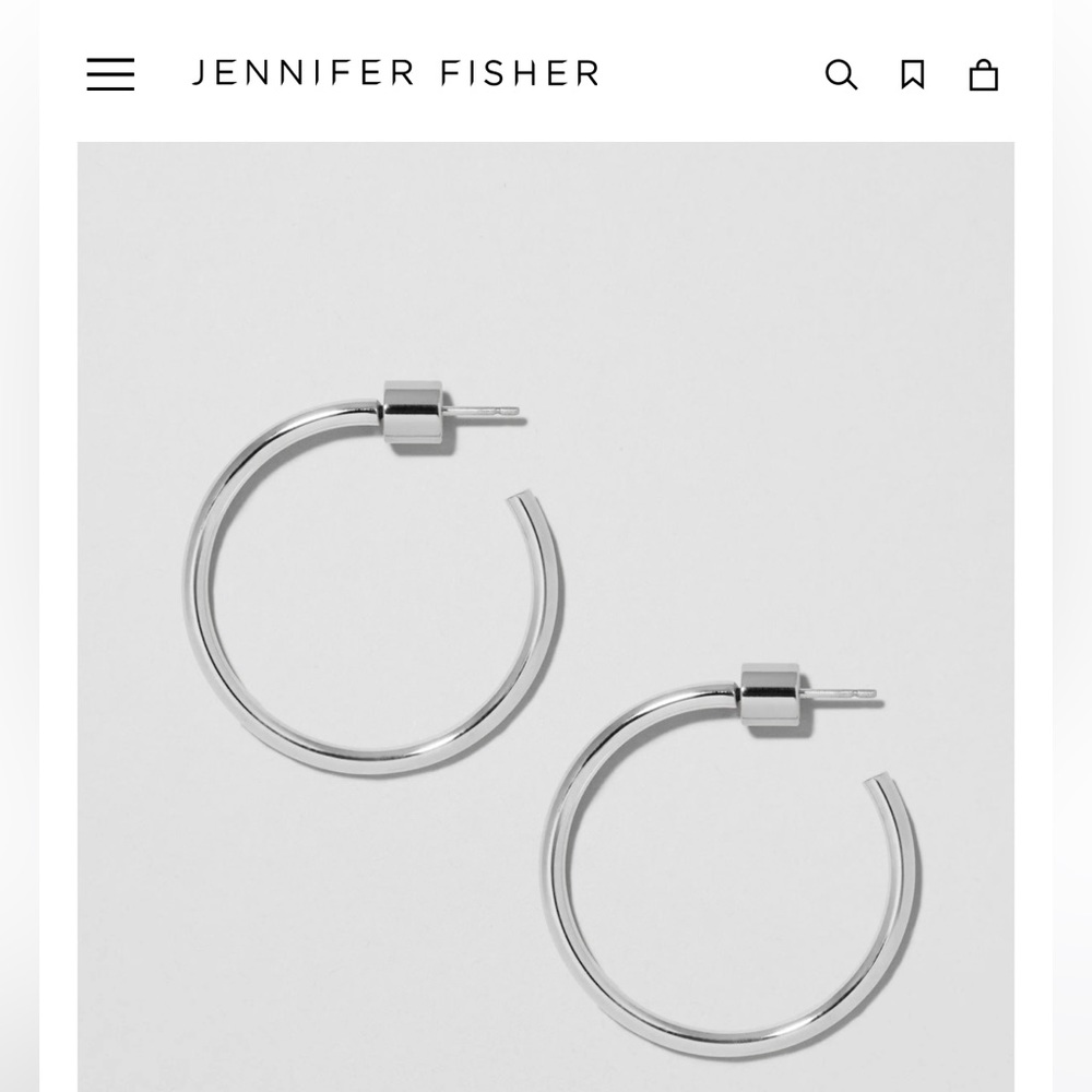 COPY - Jennifer Fisher 1” Thread Hoops